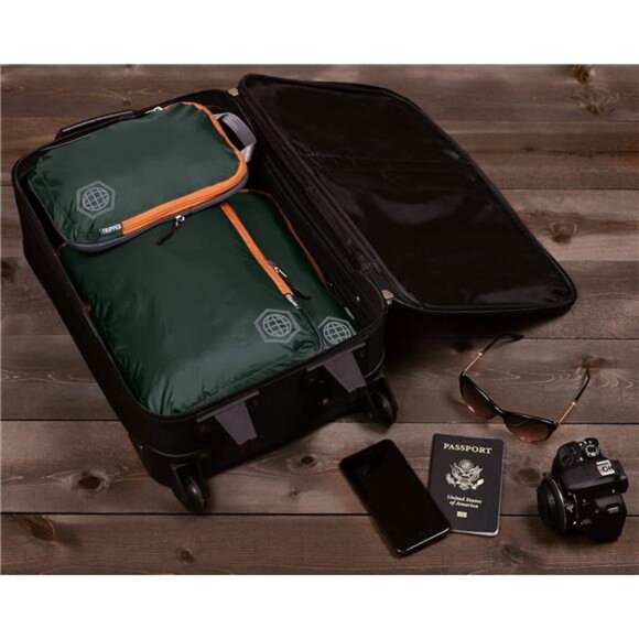 Compression Packing Cubes for Travel - Luggage and Backpack Organizer Packaging - Picture 6 of 7